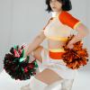 6pcs Powerful Mighypatch Matchs Reusable Cheerleader Props Reusable Pom Poms Portable Cheerleading Props Small Pom Poms Christmas Pompom Long Accessories Cheer Props Hand Flower Pe view 4