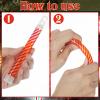Hiboom 60 Pcs Candy Cane Glow Sticks, Christmas Party Supplies view 3