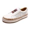 Ladmiple Loafers For Women Black And White Womens Canvas Shoes Casual Cute Sneakers Low Cut Slip On Fashion Comfortable Walking Shoes Dressy Summer Non Slip Platform Flats Loafers view 1