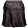 Soowalaoo Womens Skirt Midi Long Length Silk Satin High Waisted Elastic Casual Trendy Summer Skirts Leopard Dark L view 4