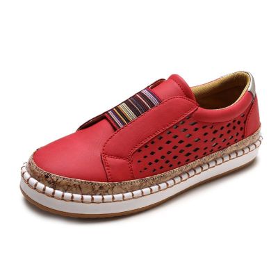Ladmiple Shoes For Women Slip On Sneakers Womens Low Top Canvas Sneakers Slip On Platform Sneakers Casual Walking Shoes Dressy Summer Fashion Cute Comfortable Flats Loafers