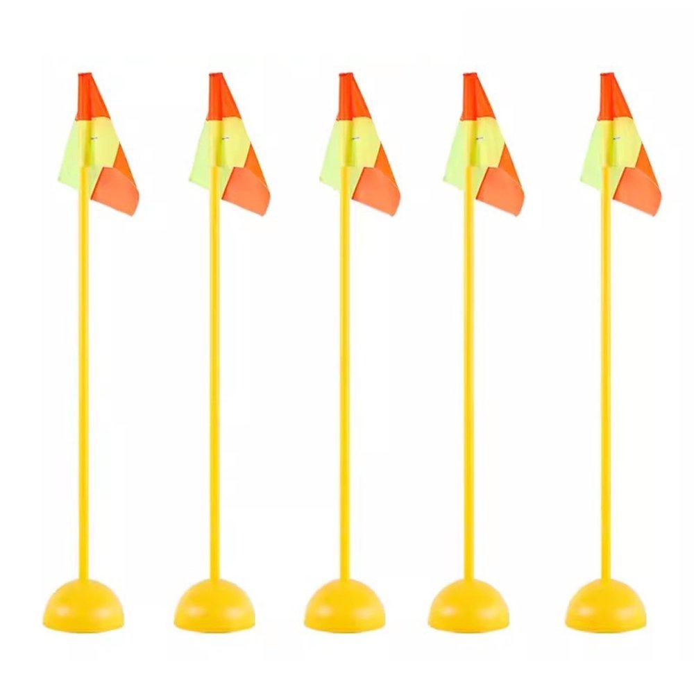 RENLXFI Athletic Equipment for Speed & Agility Training, Slalom Poles Coaching Sticks for Soccer Football Nd More, with Rubber Base Field Markers (Size : 1.5m/59.1in)