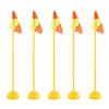 RENLXFI Athletic Equipment for Speed & Agility Training, Slalom Poles Coaching Sticks for Soccer Football Nd More, with Rubber Base Field Markers (Size : 1.5m/59.1in) view 1