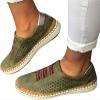 Ladmiple Sneakers For Women White Tan Womens Low Top Canvas Sneakers Slip On Casual Walking Shoes Dressy Summer Fashion Comfortable Non Slip Flats Loafers view 2