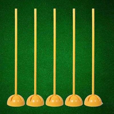 RENLXFI Soccer Agility Poles Set, Flexible Sports Trainning Speed Pole, Slalom Poles with Rubber Base, Can Be Used for So Many Different Drills (Size : 1m/39.4in, Color : 5packs)