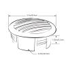 4pcs Boats Airflow Vent Cover 3.5in High Polished Stainless Steel, Adjustable, Easy to Install, Premium Material, Good Decoration for Yachts RVs view 2