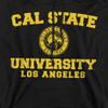 California State University Los Angeles Official Circle Logo Unisex Adult Pull-Over Hoodie,Cal State Los Angeles Golden Eagles, Large view 2