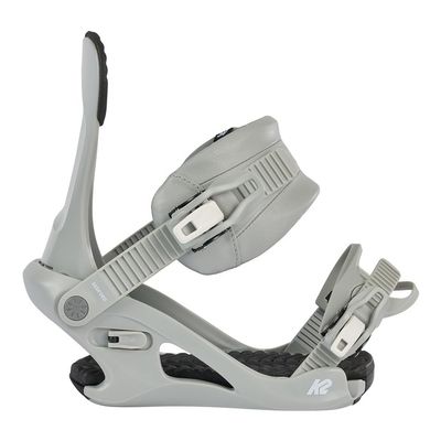 K2 Bedford Womens Snowboard Bindings, S: 3-6, Grey