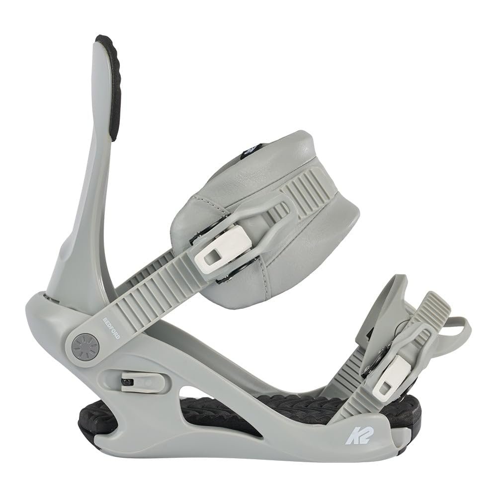 K2 Bedford Womens Snowboard Bindings, S: 3-6, Grey