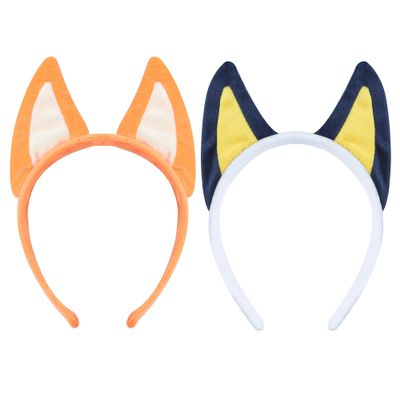 Sgehen Unisex Dog Ears Headband for Adult Halloween Animal Headwear Accessories 2 Pack