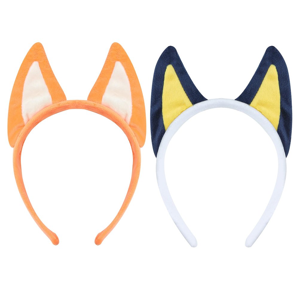 Sgehen Unisex Dog Ears Headband for Adult Halloween Animal Headwear Accessories 2 Pack