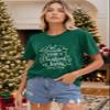 My Favorite Color is Christmas Lights Shirts Christmas Shirts for Women 2025 Xmas Holidays Short Sleeve Tee Tops Green XL view 4