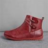 Ladmiple Cowboy Boots For Women Brown And Black Women's Cowboy Boots Cowgirl Ankle Boots Western Round Toe Pull On Short Booties Fashion Casual High Top Combat Walking Shoes view 3