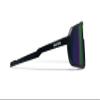 Bertoni Sport Cycling MTB Running Sunglasses for Men Women in TR90 Wide Antifog Lens mod. GEMINI (Matt Black/Shiny Black  Green Mirror Lens) view 3