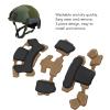 Bewinner Dial Suspension System Chin Strap - 3rd Generation Adjustable Helmet Liner System Steap Kit with Internal Sponge Pad for MICH Helmet view 3