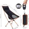 Camping Chair, Folding Outdoor Folding Chair Portable Camping Chair Oxford Cloth Folding Extended Camping Seat Fishing BBQ Festival Picnic Beach Ultra Light Chair view 3