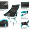 Camping Chair, Folding Outdoor Folding Chair Portable Camping Chair Oxford Cloth Folding Extended Camping Seat Fishing BBQ Festival Picnic Beach Ultra Light Chair view 4
