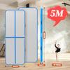 SUDOO 16ft Inflatable Gymnastics Tumbling Mat 4" Thick Air Tumble Track Gymnastics Training Mat with Electric Air Pump for Home Use/Tumble/Gym/Exercise/Training/Cheerleading/Yoga/Beach/Water (5M Blue) view 2