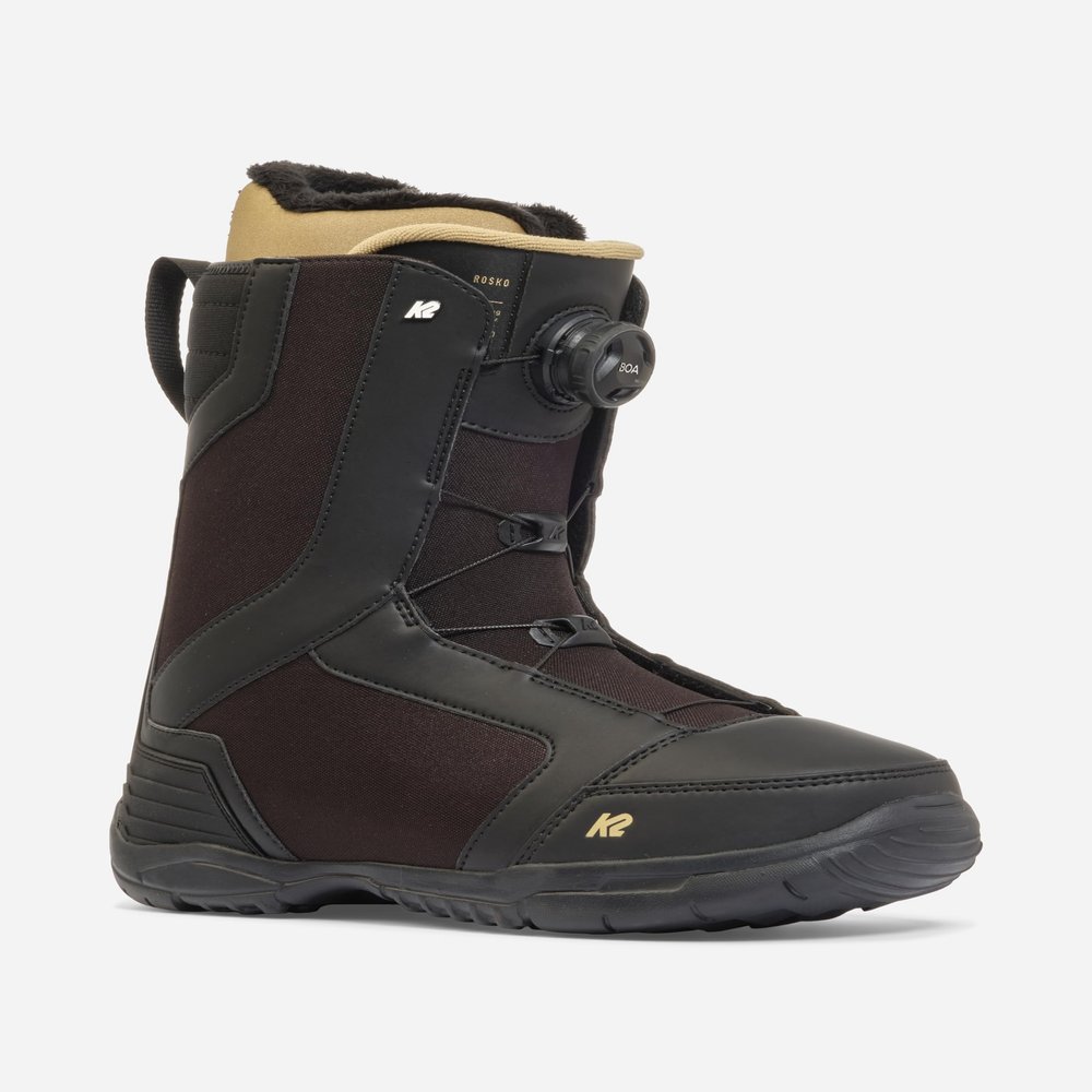 K2 Rosko Men's Snowboard Boots, Black, 13