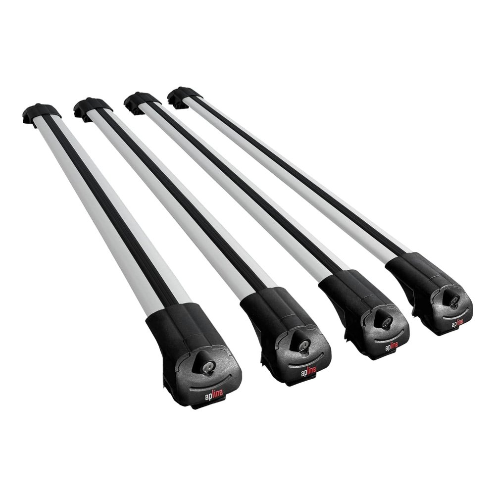 acpar Compatible with Toyota Proace 2017-2025 ACE-1 Car Roof Rack Cross Bar Grey Aluminium 4 Bars