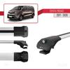 acpar Compatible with Toyota Proace 2017-2025 ACE-1 Car Roof Rack Cross Bar Grey Aluminium 4 Bars view 3