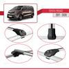 acpar Compatible with Toyota Proace 2017-2025 ACE-1 Car Roof Rack Cross Bar Grey Aluminium 4 Bars view 4