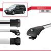 acpar Compatible with Suzuki XL-7 1998-2006 ACE-1 Car Roof Rack Cross Bar Grey Aluminium 3 Bars view 3