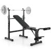 FIVESHOW Olympic Weight Bench, Bench Press Set with Squat Rack and Bench for Home Gym Full-Body Workout view 1