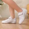 Fenlogft Girl & Youth White Soft Aerobics Shoes Cheerleading Sport Dance Shoes Training Cheer Shoes (White,5,Big_Kid,Big Kid) view 3
