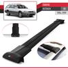 acpar Compatible with Subaru Outback 1994-1999 Cross Bar FLY Model Car Roof Rack Cross Bar 3 BARS BLACK view 3