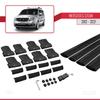 acpar Compatible with Mercedes Citan 2012-2021 (W415) Cross Bar Fly Model Car Roof Rack Cross Bar 4 Bars Black view 4