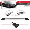 acpar Compatible with A4 (B6) AVANT 2002-2004 Cross Bar FLY Model Car Roof Rack Cross Bar 3 BARS GREY view 4