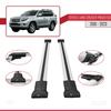 acpar Compatible with Toyota Land Cruiser Prado (J150) 2009-2023 Car Roof Rack Cross Bar Fly Model Grey view 3