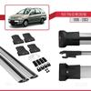 acpar Compatible with Fiat Palio Weekend 1996-2007 Car Roof Rack Cross Bar Fly Model Grey view 4