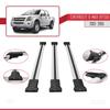 acpar Compatible with Chevrolet D-Max (RT50) 2012-2015 Cross Bar FLY Model Car Roof Rack Cross Bar 3 BARS GREY view 3