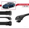 acpar Compatible with Skoda Octavia 3 (5E) SW Pre-Facelift 2013-2017 ACE-1 Car Roof Rack Cross Bar Black Aluminium 3 Bars view 3