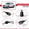 acpar Compatible with Mercedes GLB Class (X247) 2020-2025 ACE-1 Car Roof Rack Cross Bar Grey Aluminium 3 Bars view 4