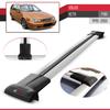 acpar Compatible with Volvo XC70 (DE) 1998-2000 Car Roof Rack Cross Bar FLY Model GREY view 3
