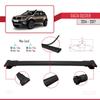 acpar Compatible with Dacia Duster 2014-2018 Cross Bar Fly Model Car Roof Rack Cross Bar 3 Bars Black view 3