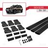 acpar Compatible with Dacia Duster 2014-2018 Cross Bar Fly Model Car Roof Rack Cross Bar 3 Bars Black view 4