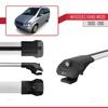 acpar Compatible with Mercedes Viano 2 (W639) Pre-Facelift 2003-2010 ACE-1 Car Roof Rack Cross Bar Grey Aluminium 3 Bars view 3