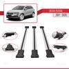 acpar Compatible with Skoda Karoq 2017-2025 Cross Bar Fly Model Car Roof Rack Cross Bar 3 Bars Grey view 3