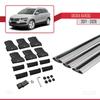 acpar Compatible with Skoda Karoq 2017-2025 Cross Bar Fly Model Car Roof Rack Cross Bar 3 Bars Grey view 4