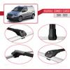 acpar Compatible with Vauxhall Combo E Cargo 2019-2022 ACE-1 Car Roof Rack Cross Bar Black Aluminium 2 Bars view 4