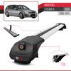 acpar Compatible with Mercedes C Class 3 (S204) 2008-2014 ACE-1 Car Roof Rack Cross Bar Grey Aluminium 2 Bars view 3