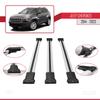 acpar Compatible with Jeep Cherokee (KL) 2014-2023 Cross Bar Fly Model Car Roof Rack Cross Bar 3 Bars Grey view 3