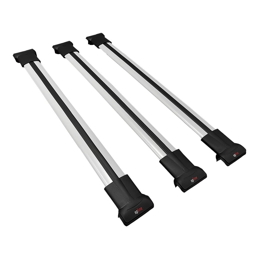 acpar Compatible with Skoda Octavia (1Z) 2004-2012 Cross Bar FLY Model Car Roof Rack Cross Bar 3 BARS GREY
