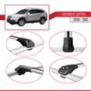 acpar Compatible with Chevrolet Captiva 2006-2010 ACE-1 Car Roof Rack Cross Bar Grey Aluminium 2 Bars view 4