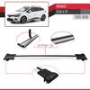 acpar Compatible with Renault Clio SPORT TOURER 2013-2020 Cross Bar FLY Model Car Roof Rack Cross Bar 3 BARS GREY view 4