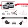 acpar Compatible with SsangYong Rodius 2013-2018 Cross Bar Fly Model Car Roof Rack Cross Bar 3 Bars Grey view 3